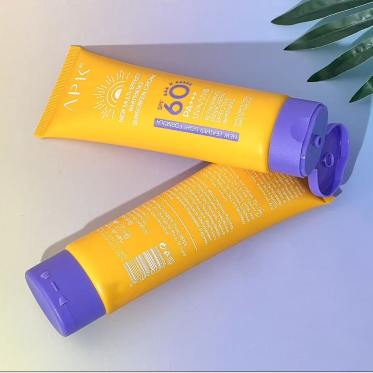 APK Sun Screen SPF 60+ with New Formula - Waterproof Protection