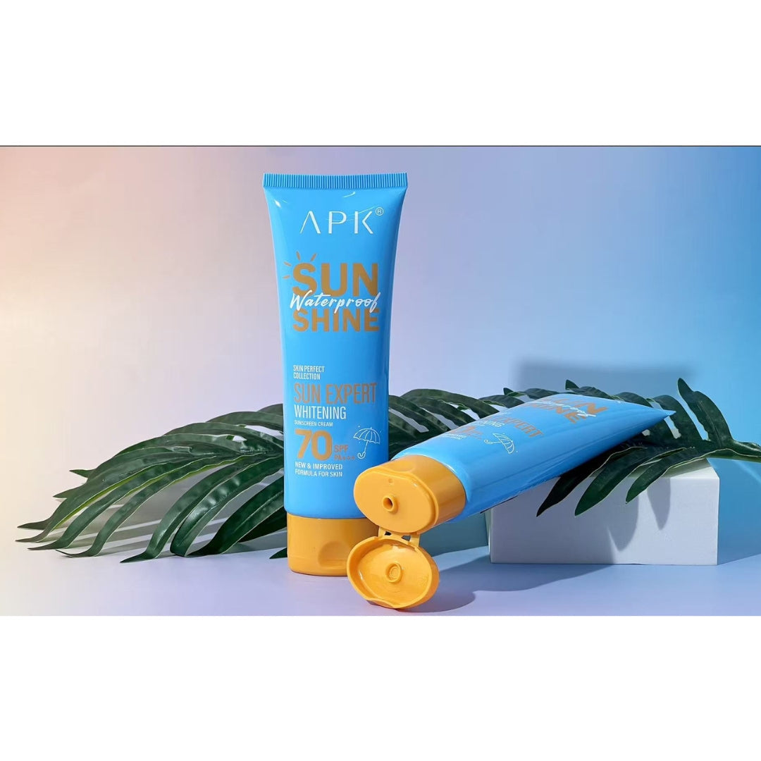 APK Sun Screen SPF 70 with New Formula - Waterproof Protection