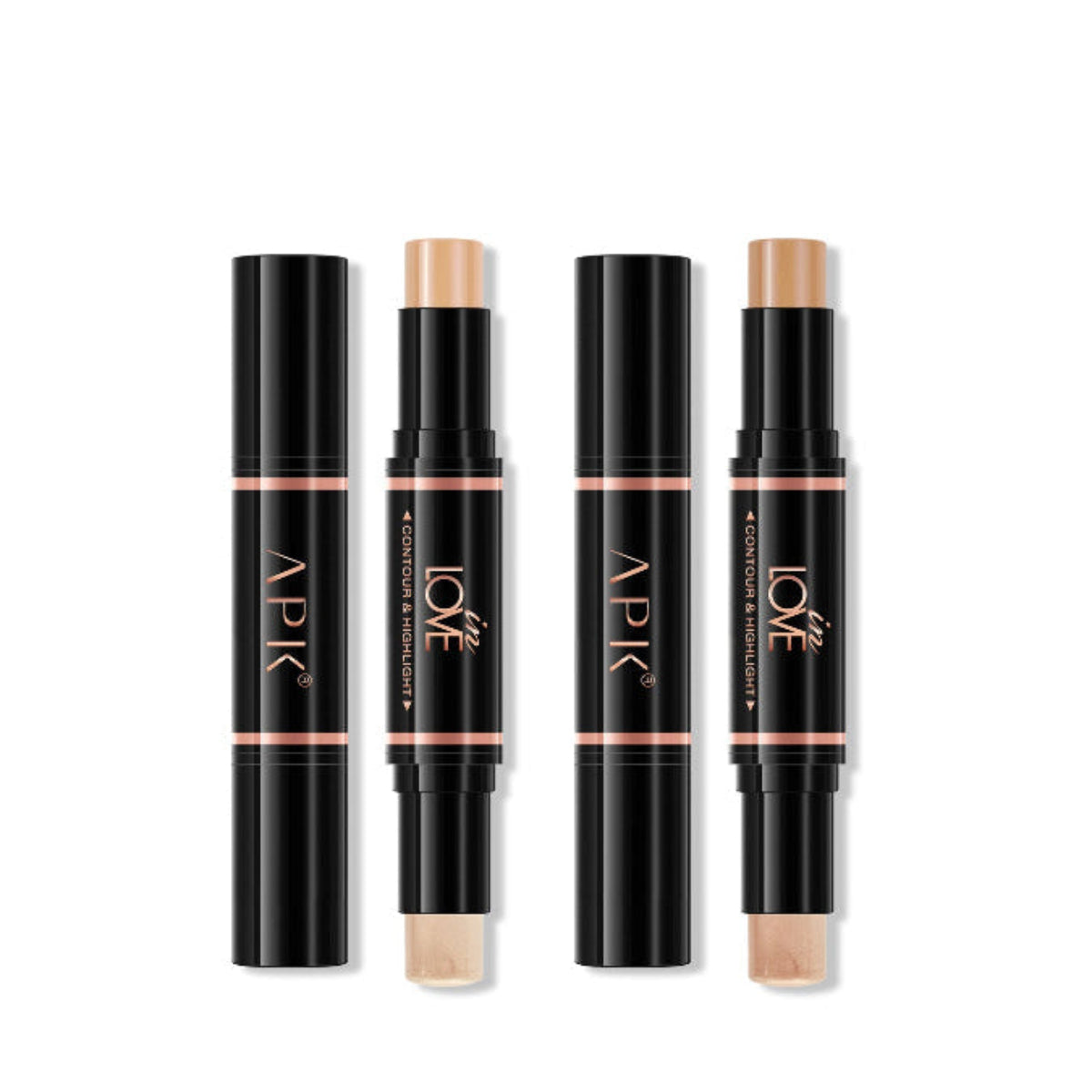 APK Ultra HD Long Lasting Duostick - Contour and Highlight Stick