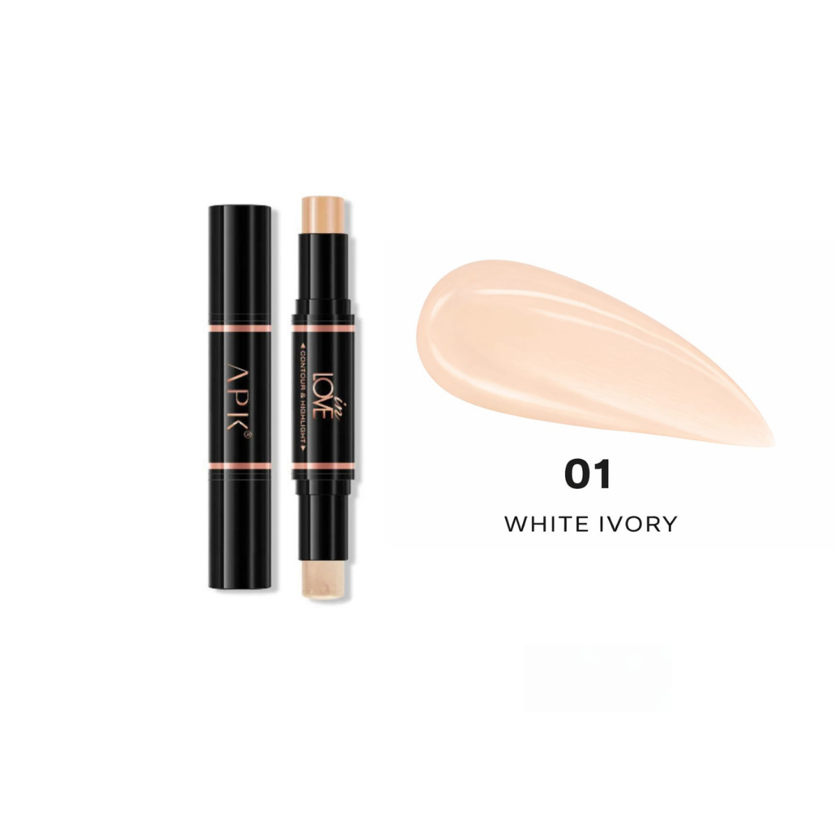 APK Ultra HD Long Lasting Duostick - Contour and Highlight Stick