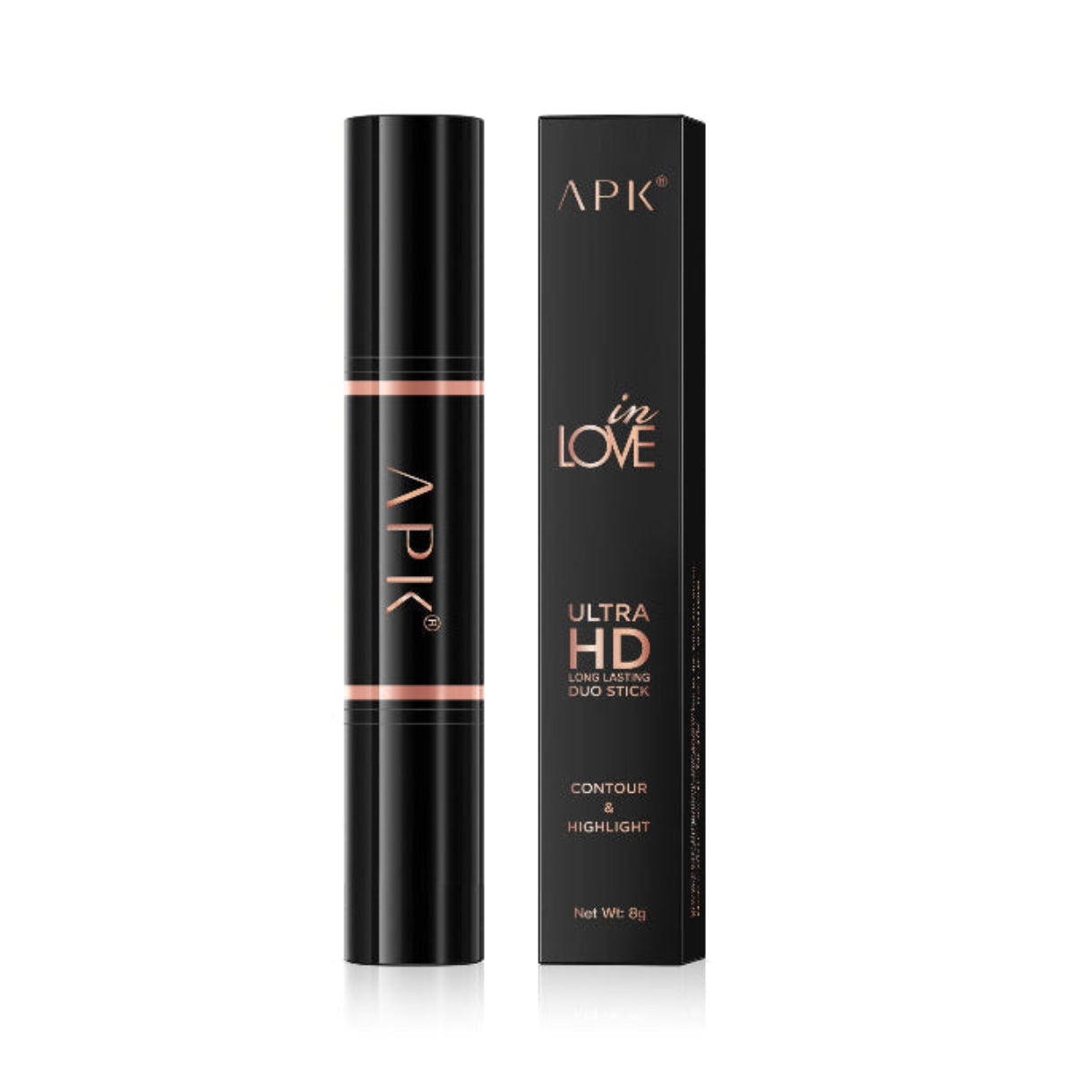 APK Ultra HD Long Lasting Duostick - Contour and Highlight Stick