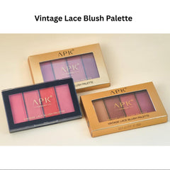 APK Vintage Lace Blush Palette – Multicolor Powder Blush Set
