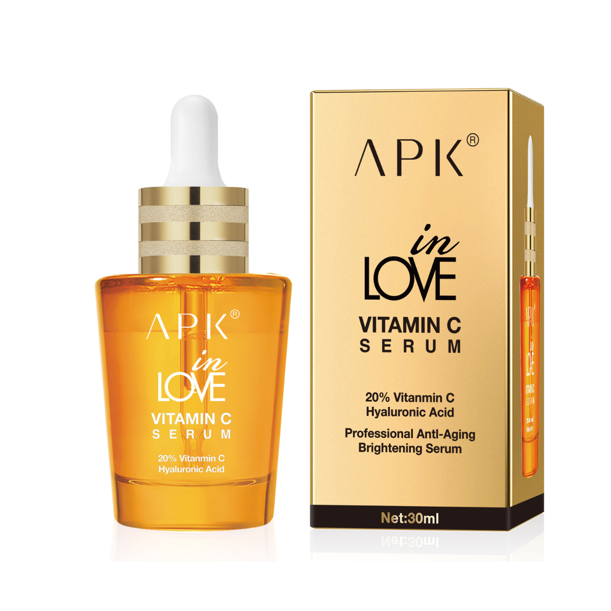 APK Vitamin C Serum 20% – Professional Anti-Aging & Brightening Serum