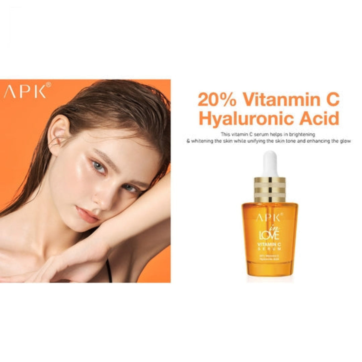 APK Vitamin C Serum 20% – Professional Anti-Aging & Brightening Serum