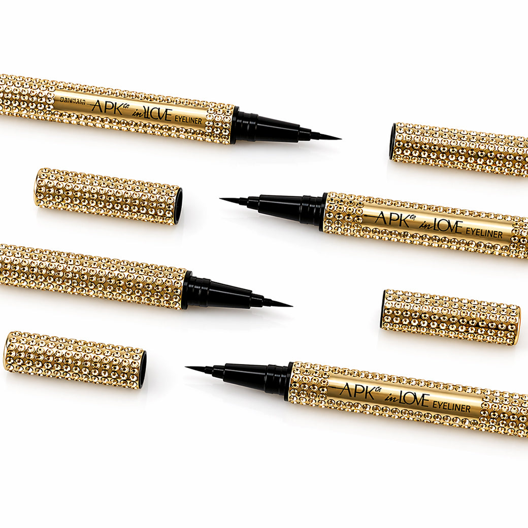 Intense Black Waterproof Eyeliner - Long Lasting Line Tattoo