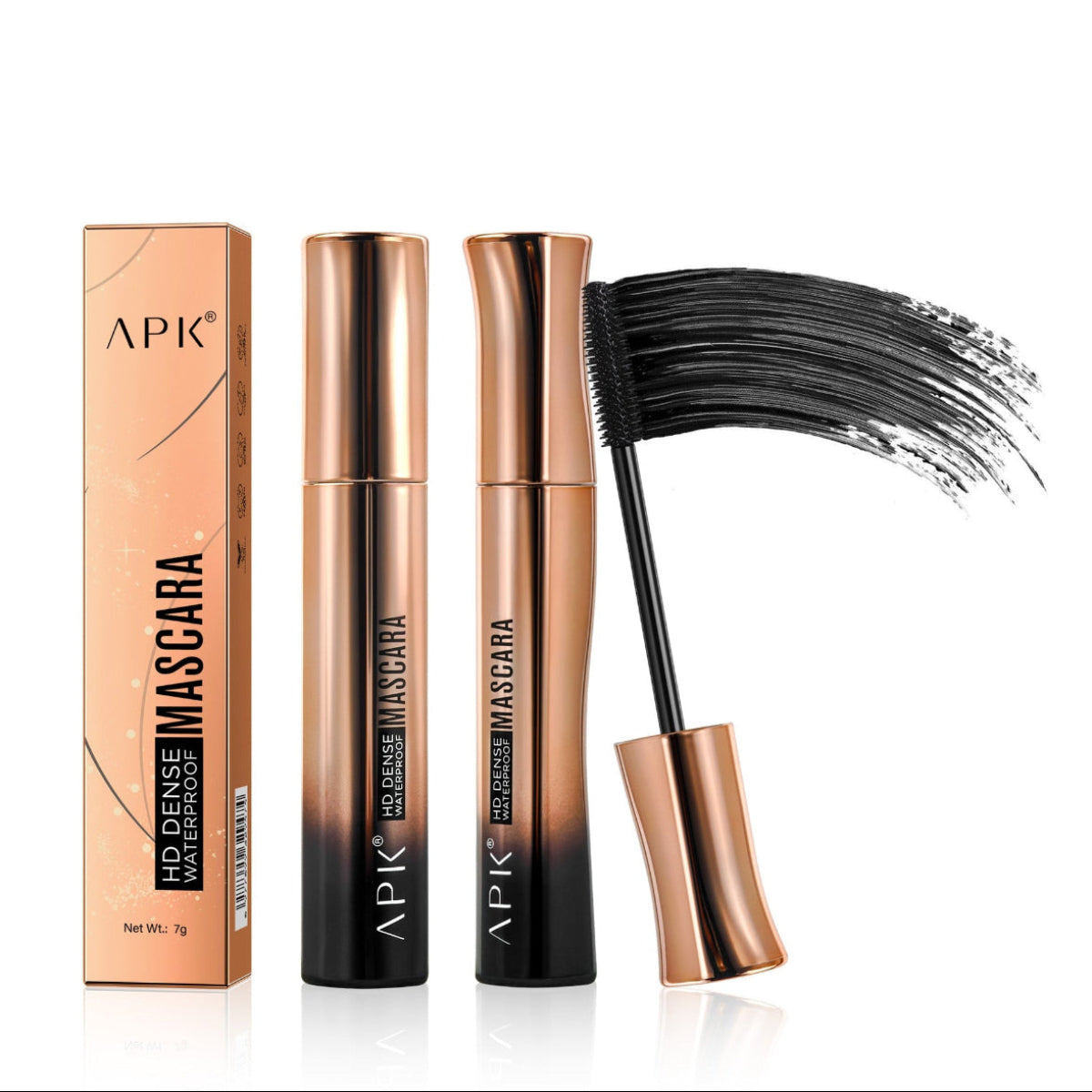 APK HD Dense Waterproof Mascara - Long Lasting and Smudge-Proof