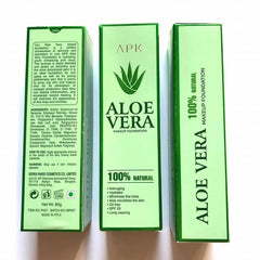 APK Aloe Vera Foundation Pakistan – 3 Shades, Natural, SPF25, Oil Free