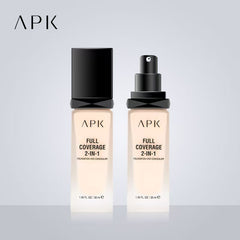 APK Full Coverage 2-in-1 Foundation and Concealer – Moisturizing, Long-Lasting