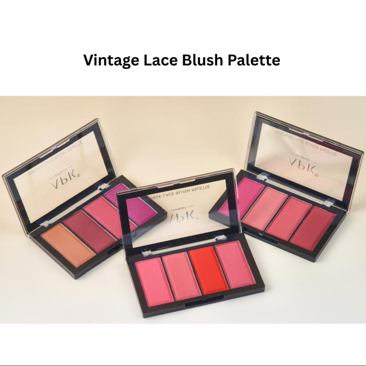 APK Vintage Lace Blush Palette – Multicolor Powder Blush Set