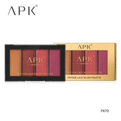 APK Vintage Lace Blush Palette – Multicolor Powder Blush Set