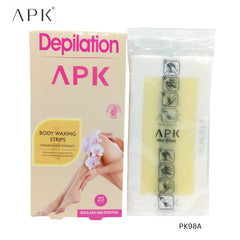 APK Depilation Body Waxing Strips – Smooth Skin Hair Removal (20 Strips)