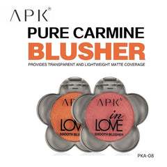 APK Natural Matte Pressed Powder Blusher | Transparent and Lightweight