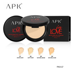 APK Matte Finish Full Coverage Oil Control Powder SPF25++