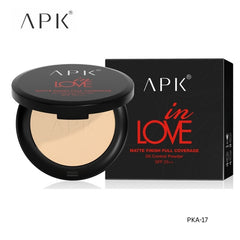 APK Matte Finish Full Coverage Oil Control Powder SPF25++