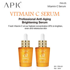 APK Vitamin C Serum 20% – Professional Anti-Aging & Brightening Serum